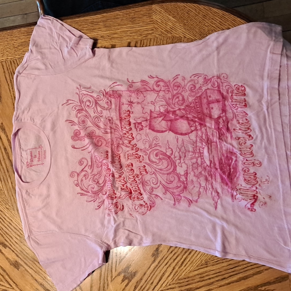 Margaritaville Woman to Blame  pink tee, sz M